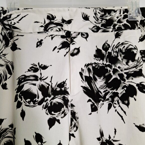Jessica Culottes Cropped Pants Capris Plus Sz 18 Floral With Sash Zipper - Picture 12 of 16